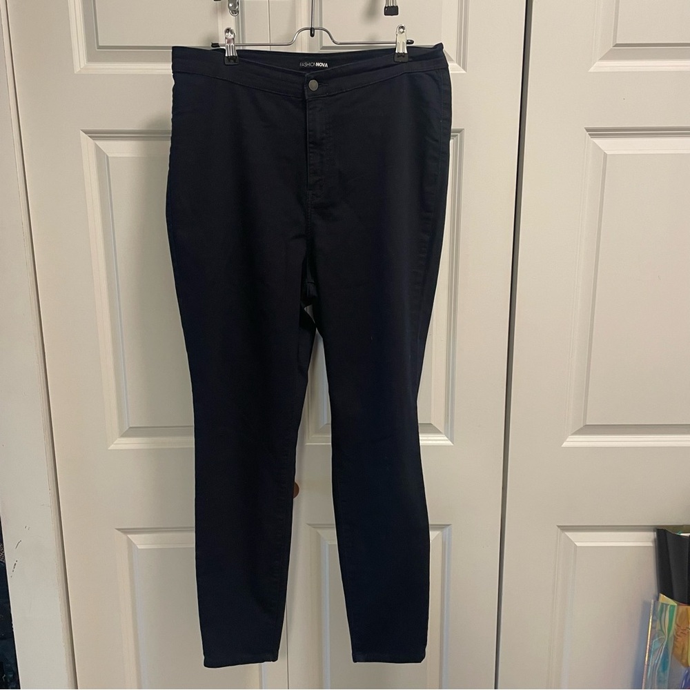 Fashion Nova Indigo Super High Waist Denim Skinnies